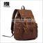 Best selling fashion retro canvas backpack/canvas drawstring backpack bag