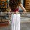 Hand embroidered rayon harem pants