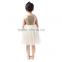 Children Fashion Dresses Newest Designs Sequin Cream Lace Party Wear Dressing for Baby Girls