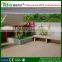 Engineered hard wood plastic composite decking floor with high quality warranty and good price