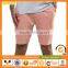 Wholesale Men Apparel 100% Cotton Pink Color Shorts Casual Short Pants For Men