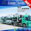 Double axles 6-32units frame structure car truck trailer for vehicle carrier