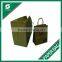 CUSTOM LOGOS DISPOSABLE RECYCLED COFFEE PAPER BAG WITH TWISTED HANDLES