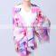 Ladies fashion hand painted custom wool scarf