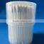 Double-tipped plastic stick makeup applicators cotton swabs