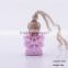 12ml Laser Butterfly Knot Glass Vial Pendant Necklace Air Freshener Auto Perfume Diffuser