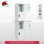 high quality bright white office furniture steel four tiers locker