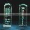 Customized office set promotional crystal stamp