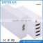 Alibaba Best Price 5V 8A 5 Port USB Wall Charger, Multiple USB Charger Factory