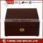 Valet Watch Box Twany Exterior with Gold Lock Supplier for Watch Box
