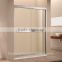 sliding tempered glass corner shower door