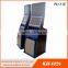 dual screen advertising self service A4 printer kiosk double monitor ad self-service kiosk