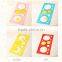 Candy color plastic ruler for school children drawing template stencil for promotional