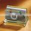 Cool Zinc Alloy Plane Gold Sliver Model With Wooden Base for Office Set