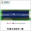 4 inch character lcd display 16X2 (NO:YB1602B)