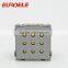 fiber drawing champagne gold aluminum panel Footlight Electrical Switch