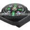 black plastic compass for paracord survival bracelet, outdoor camping tools compass