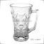 120g high quality clear glass expresso cups with handle