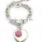 fashion metal with resin peony solid perfume containe bracelet, various design, OEM designs accepted.<DHCA9018>