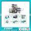 Compact structure 4-6tph small animal feed production line