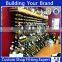 Shopping Mall High End Stackable Wine Rack For Sales Promotion
