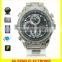 32GB HD 1280 x 960 Stainless Steel Spy Camera Watch with Hidden Camera