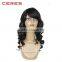 gorgeous long length and high density brazilian virgin remy full lace human hair wig with noble french curl