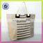 Tote bag style and jute material lady handbag