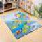 Blue animal style pertty elegant fashion kids play mat