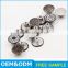 wholesale decorative bulk rhinestone metal buttons for clothing