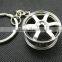 AUTO PARTS KEYCHAINS, WHEEL RIM KEYRING, WHEEL HUB KEYRING
