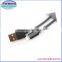 1m preminum braided 28awg micro sync charge cable,micro grey usb cable 28awg samung