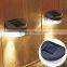 551622 CE and ROHS Extra Bright White LED Plastic Structure with Chrome Plated Surface 4PCS Solar Light Set
