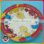 Disposable 7" Custom Printed Partyware Round Paper Plate