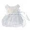 banquet fashion white girl lady yarn eveningdress with bow cat dog pet wear pet apparel
