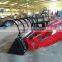 12GB220 Tractor Front end loader Grapple bucket in 2200mm width 7 grab tines