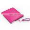 1.5w 10000mah waterproof ultra-thin Flying Saucer solar power bank