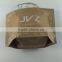 Recyclable kraft paper bag, brown easy bags with twisted handles