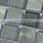 stainless steel mix glass mosaic tile for backsplash decorations