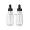PET Amber White Clear 0.5oz 1oz 2oz 4oz Plastic Dropper Bottles