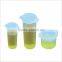 Red Green Blue Plastic Pop Top Vials