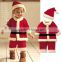 wholesale 3pcs set baby Santa clothes vetement enfant christmas outfits with hat