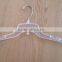 43CM Durable Shirt Clear Plastic Hanger With Notch
