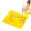 Custom Design Yellow Baby Table mat Silicone Placemat