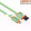 wholesale 2 in 1 colorful fast charging two sided data usb cable for iphone