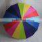 Promotional Rainbow Golf Umbrella With Long Shaft