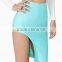 Fashion Ladies Women Sexy Solid Slim Asymmetric Hem Casual Mini Skirt