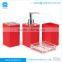 Tooth Brush, Set or Separate of Tumbler Lotion Dispenser Soap Dish Acrylic Bathroom Accessory