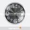 DEHENG 3D numbers aluminium dial aluminium wall clock