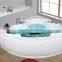 China supplier Bathroom Corner Whirlpool Bath tub CE Two People Indoor whirlpool massage bathtub 1500
